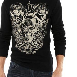 Jeans By Buffalo Black Graphic Shirt